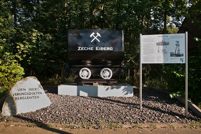 Denkmal Zeche Eiberg, Hobestatt (Foto: H.Vollmer)