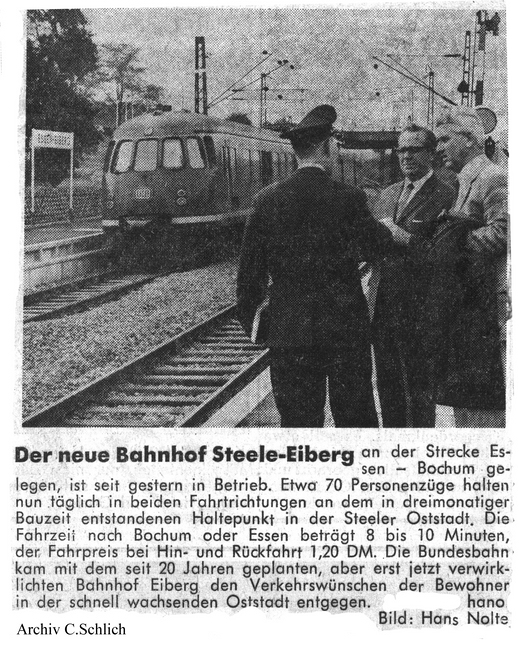 S-Bahnhof Eiberg 1968
